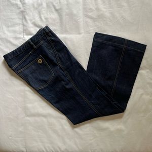 Tory Burch High Waisted Flare Jeans